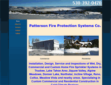 Tablet Screenshot of pattersonfire.com